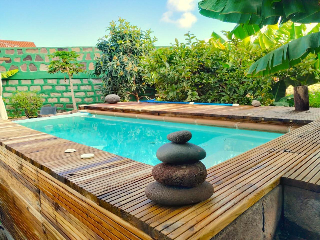 Villa Canaria Piscina Jacuzzi Jardin Santa Maria de Guia de Gran Canaria Luaran gambar